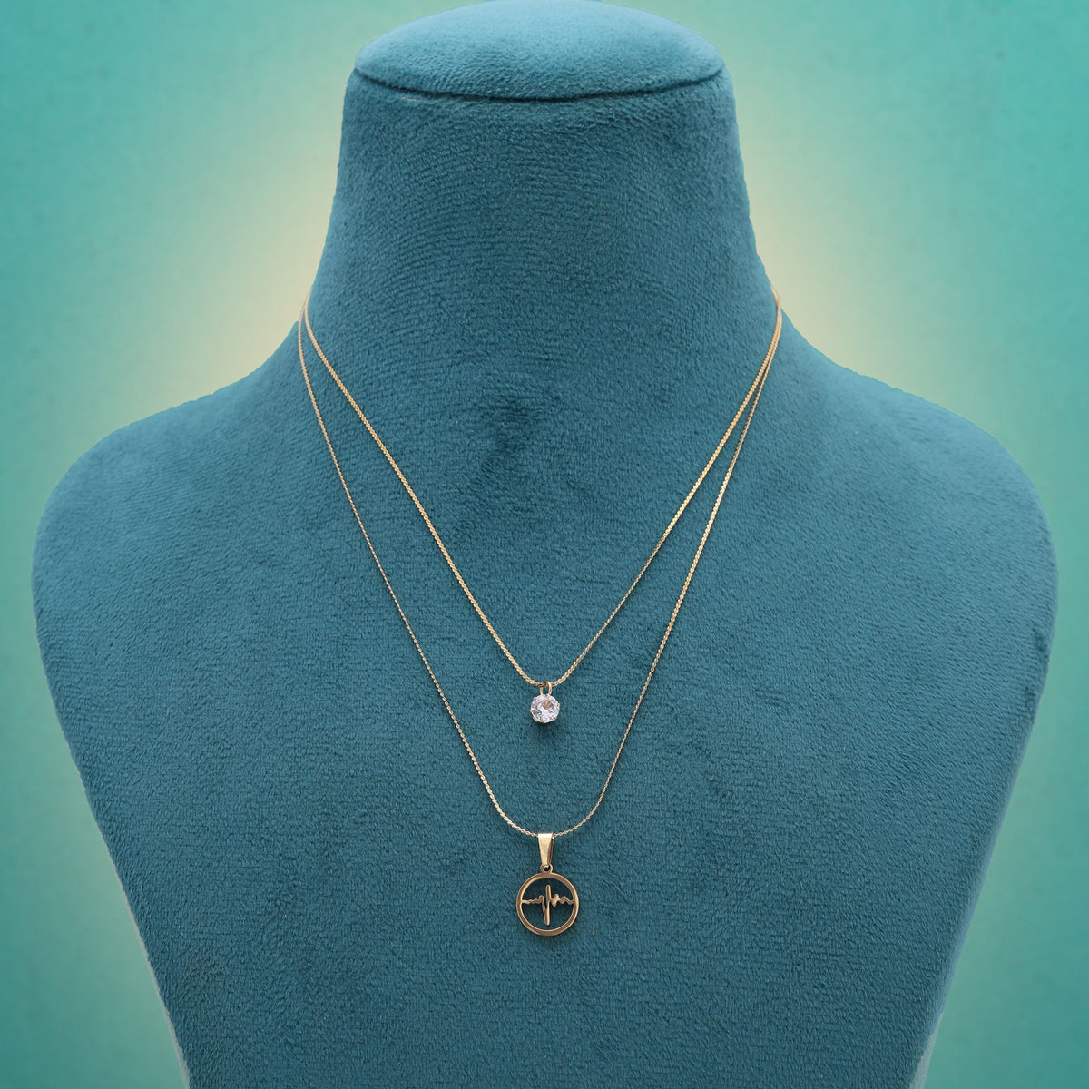 Radiant Gold Pendant Necklace