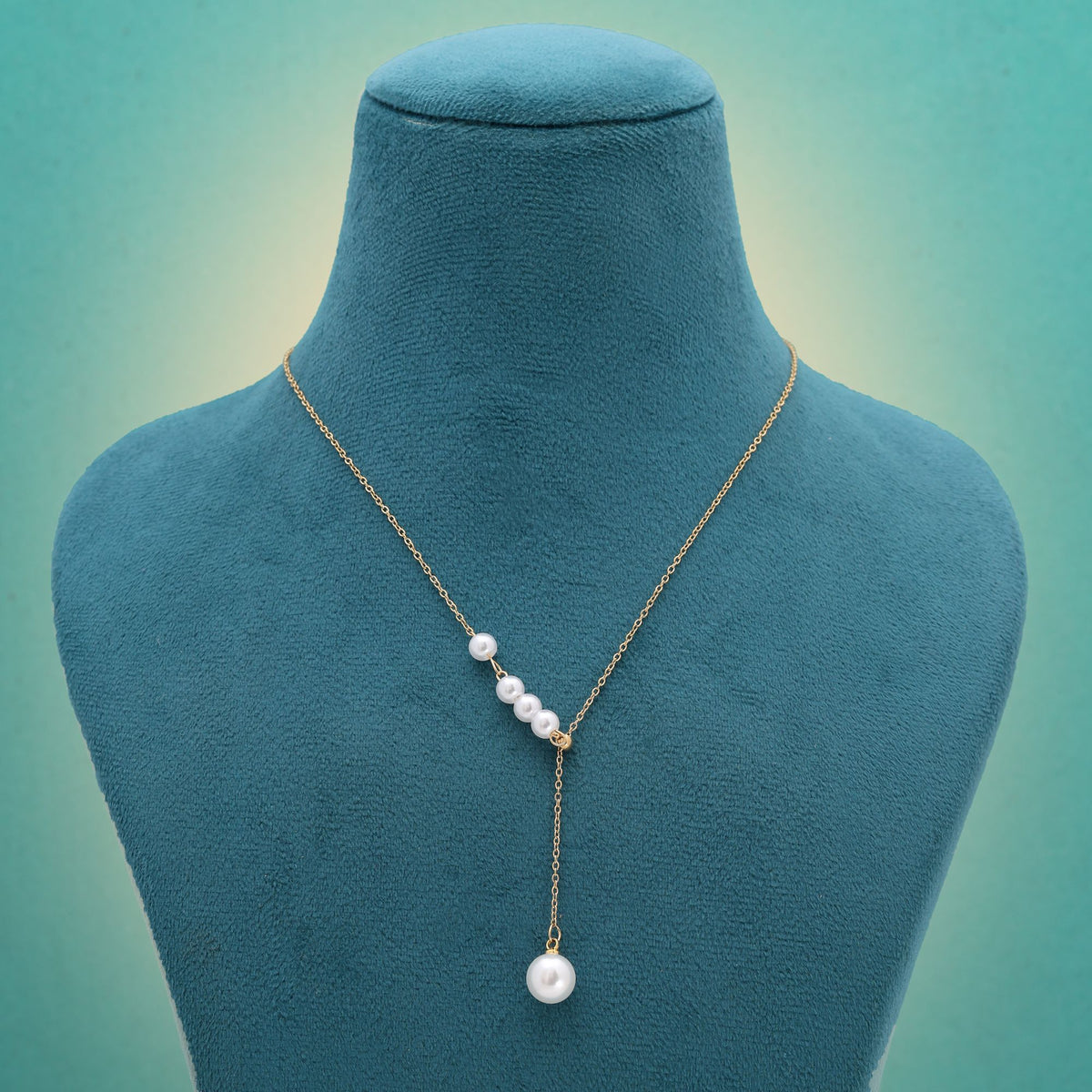 Elegant White Bead Necklace