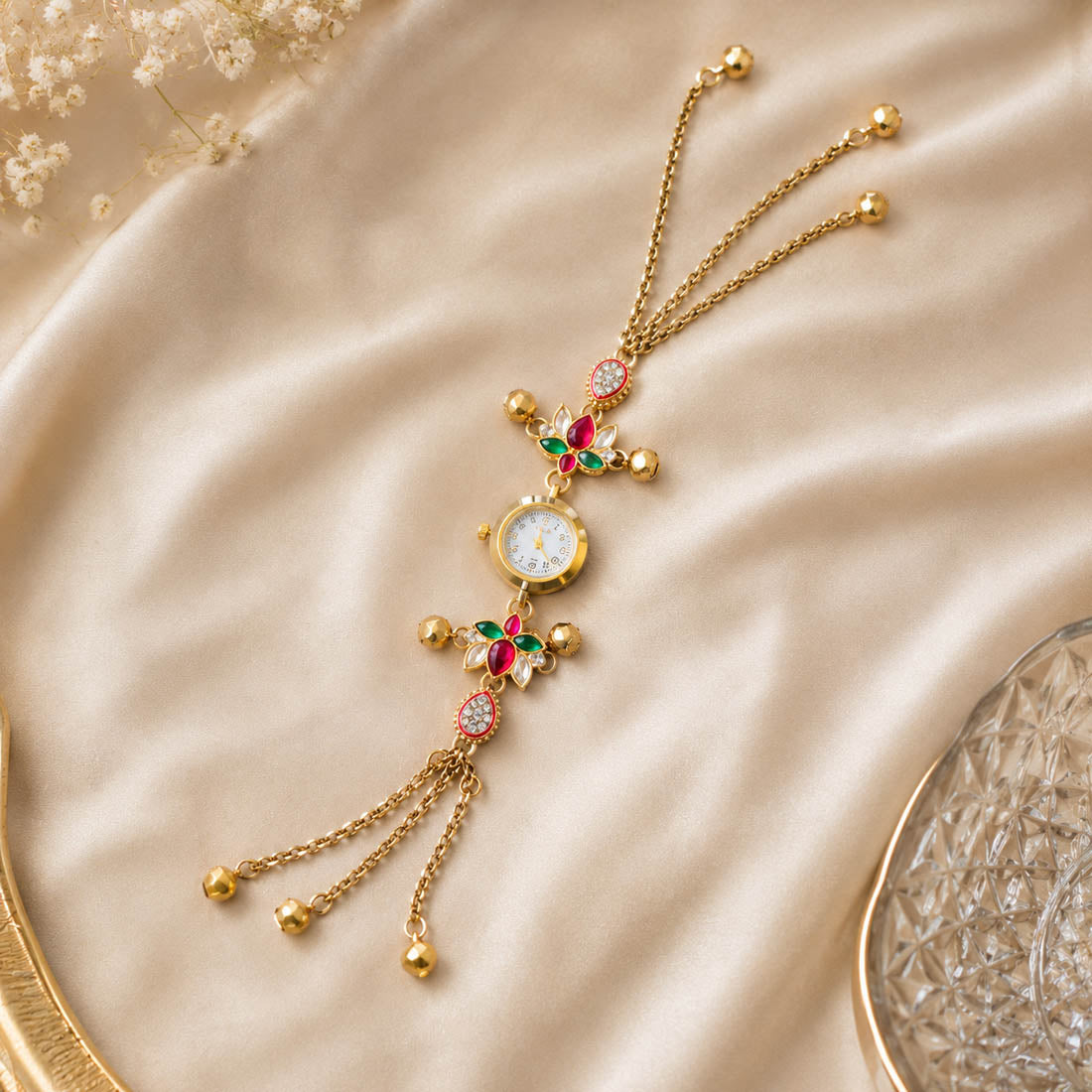 Lotus Petal Bracelet Watch