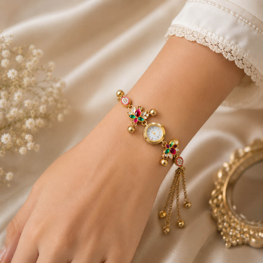 Lotus Petal Bracelet Watch